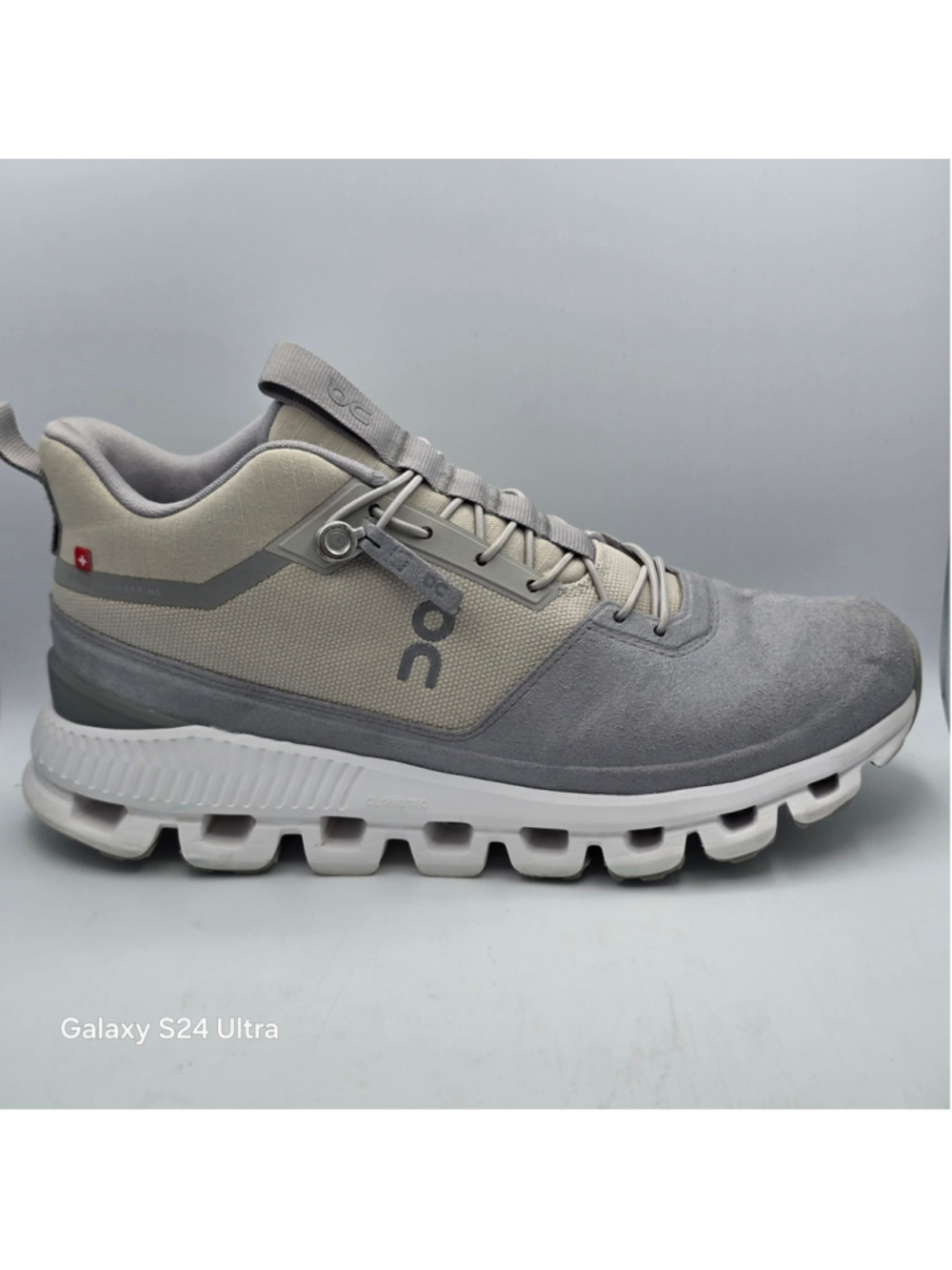 On Cloud Hi Glacer Grey Women’s 7.5 Casual Sneaker